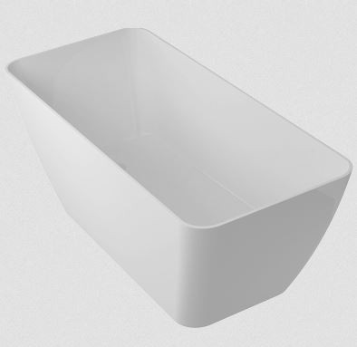 Omnires Marble+ wanna wolnostojąca 159x70,5 biały PARMAWWBP