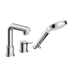 Hansgrohe Talis S bateria wannowa 3-otworowa chrom 72417000