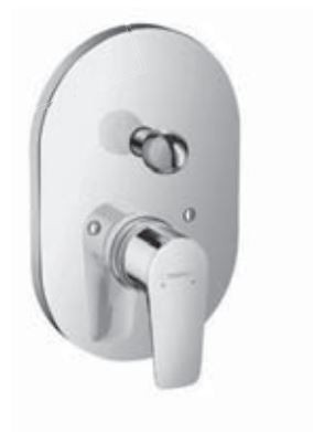 Hansgrohe Talis E bateria wannowa podtynkowa chrom 71746000