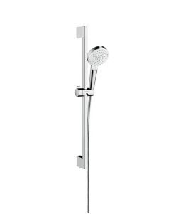 Hansgrohe Crometta Vario Unica 0.65m EcoSmart zestaw prysznicowy biały/chrom 26534400