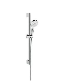 Hansgrohe Crometta 1jet Unica 0.65m Green 6 l/min zestaw prysznicowy biały/chrom 26554400