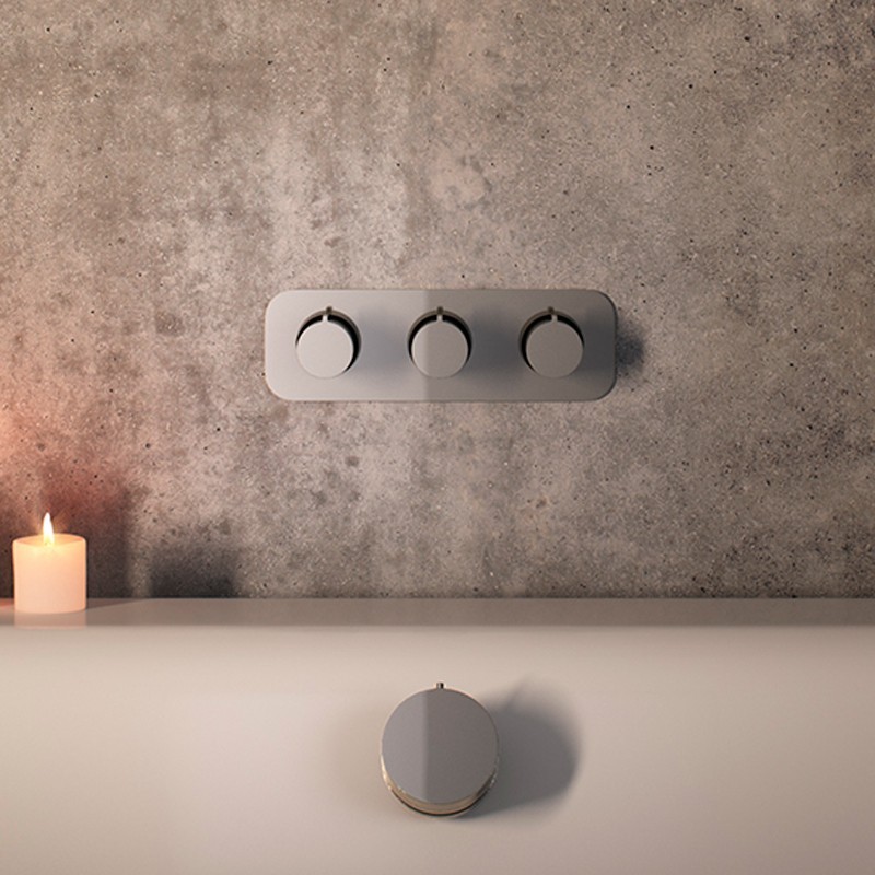 Vado Tablet Altitude bateria termostatyczna pionowa 2-drożna chrom TAB-1282-ALT-CP