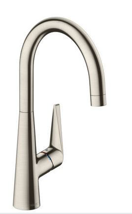 Hansgrohe Talis S bateria kuchenna z obrotową wylewką stalowy 72810800