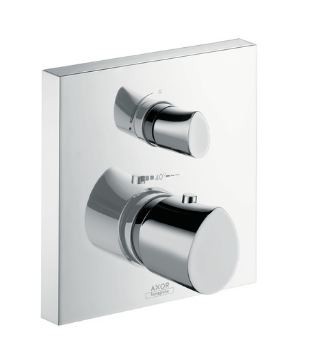 Axor Starck Organic bateria podtynkowa termostatyczna z zaworem odcinającym chrom 12715000