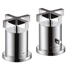 Axor Citterio bateria termostatyczna 2-otworowa na brzeg wanny chrom 39480000