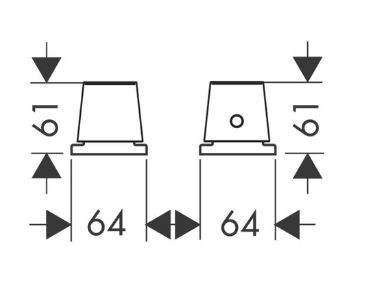 Axor Starck Organic bateria termostatyczna na brzeg wanny chrom 12422000