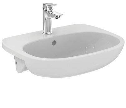 Ideal Standard Tesi umywalka 55 cm półblatowa z otworem na baterię T010001