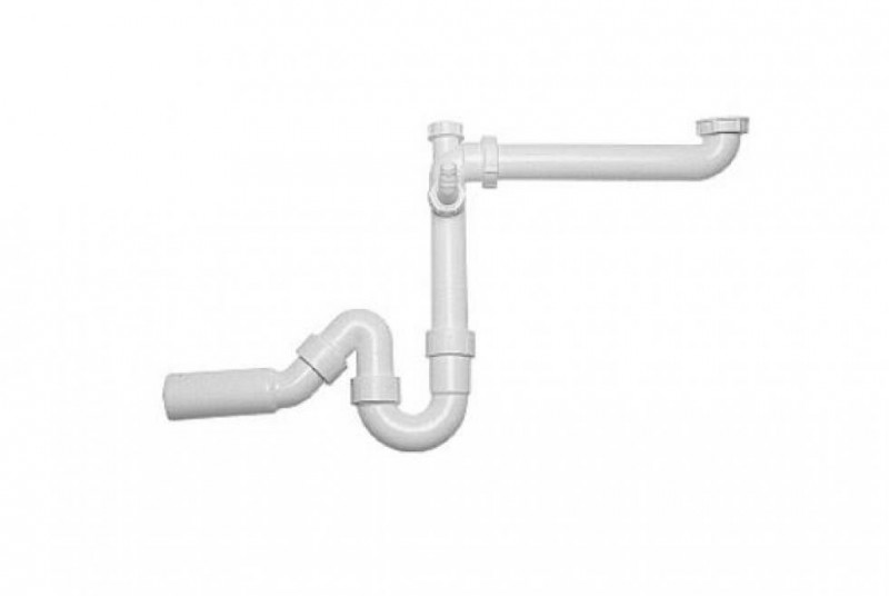 Blanco syfon zlewozmywakowy płaski oszczędzający miejsce 137287