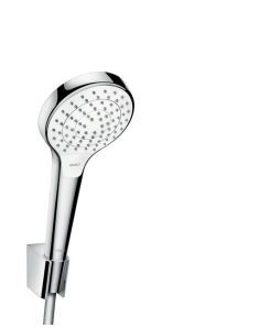 Hansgrohe Croma Select S Vario/Porter's 1,25m zestaw prysznicowy biały/chrom 26421400