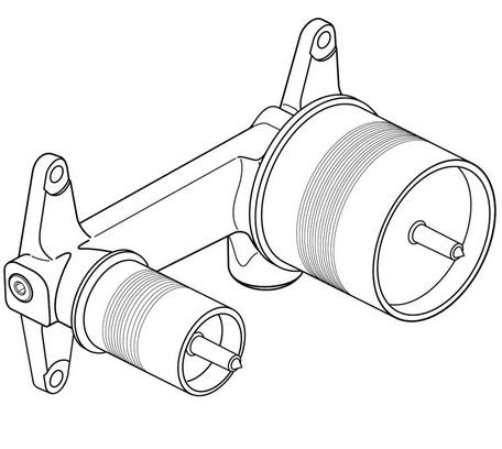Ideal Standard Tonic II element podtynkowy do baterii ściennej A5948NU
