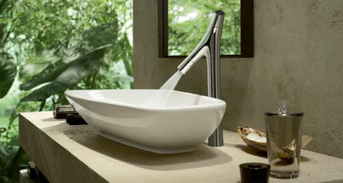 Axor Starck Organic bateria umywalkowa wysoka chrom 12012000