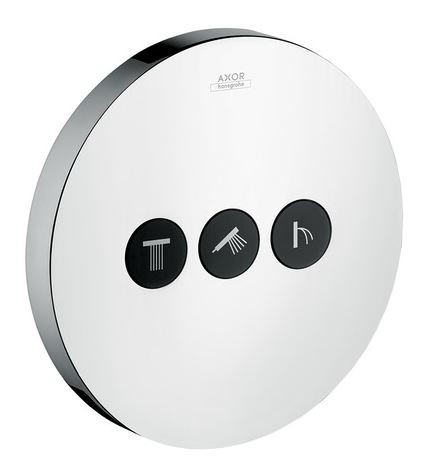 Axor ShowerSelect Round zawór odcinający do 3 odbiorników chrom 36727000