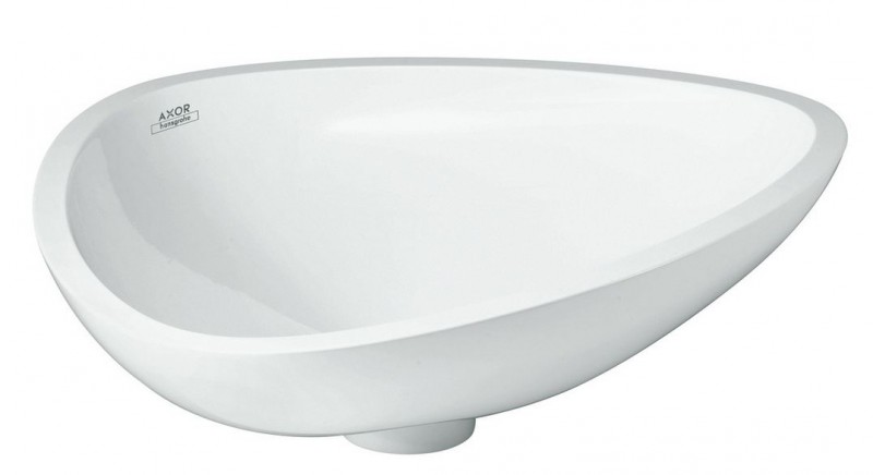 Axor Massaud umywalka stawiana na blat 57 cm konglomerat biały 42305000