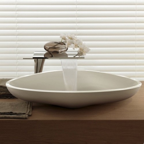 Axor Massaud umywalka stawiana na blat 80 cm konglomerat biały 42300000