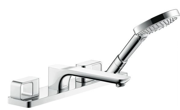 Axor Urquiola bateria wannowa do montażu na brzegu wanny chrom 11443000