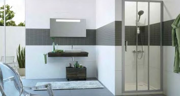 Huppe Classics 2 drzwi suwane 2-cz. 120 cm wys. 200 cm srebrny połysk przeźroczyste C20312.069.321