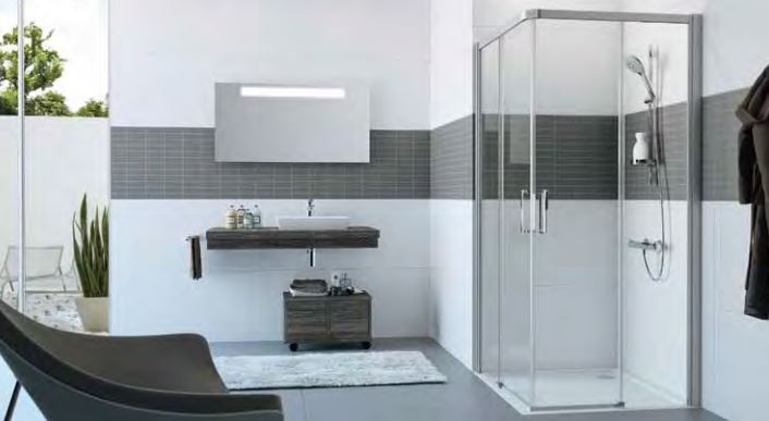 Huppe Classics 2 EasyEntry 1/2 kabiny część prawa 70 cm drzwi suwane 2-cz. wys.200 srebrny połysk przeźroczyste C25206.069.321