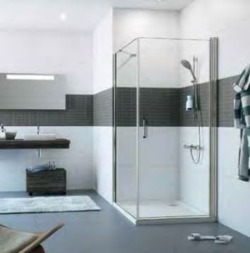 Huppe Classics 2 drzwi skrzydłowe do ścianki bocznej 100cm wys. 190 cm srebrny połysk przeźroczyste C23403.069.321