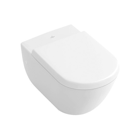 Villeroy&Boch Subway 2.0 Compact DirectFlush muszla wisząca 48cm ceramicplus + deska wolnoopadająca 5606R0R1 + 9M69S101