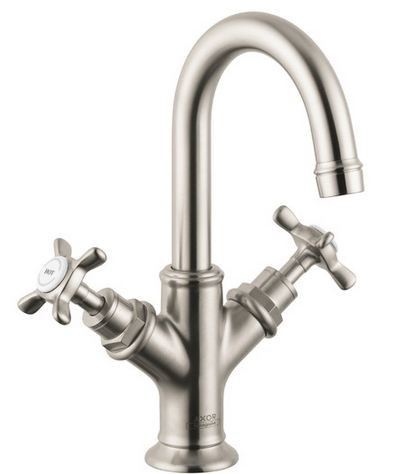 Axor Montreux bateria umywalkowa z korkiem automatycznym nikiel szczotkowany 16505820