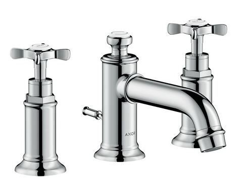 Axor Montreux bateria umywalkowa 3-otworowa nikiel szczotkowany 16536820