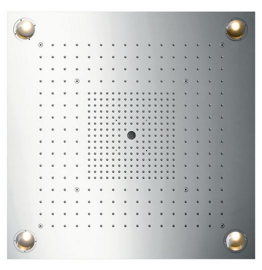 Axor ShowerHeaven deszczownica z oświetleniem 72x72 cm stal 10627800