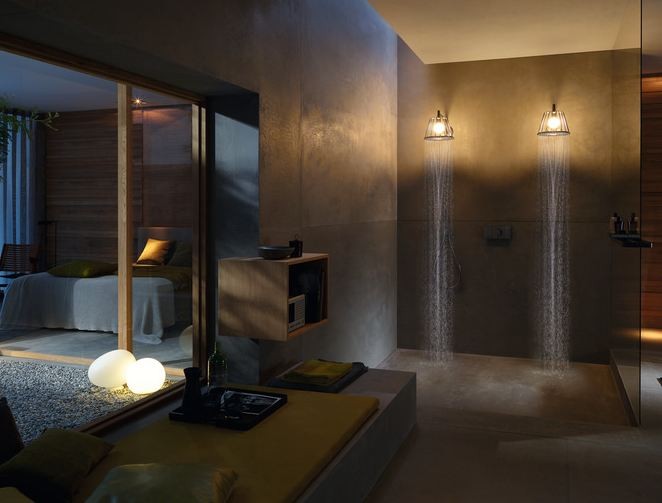 Axor LampShower Nendo deszczownica lampa z ramieniem chrom 26031000