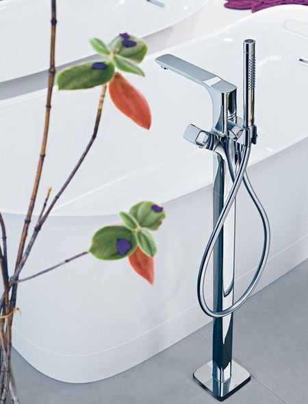 Axor Urquiola bateria wannowa podłogowa termostatyczna chrom 11422000