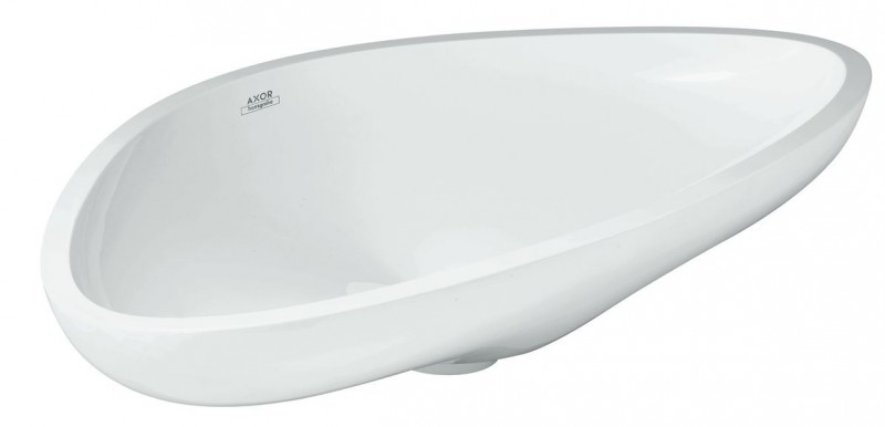 Axor Massaud umywalka stawiana na blat 80 cm konglomerat biały 42300000