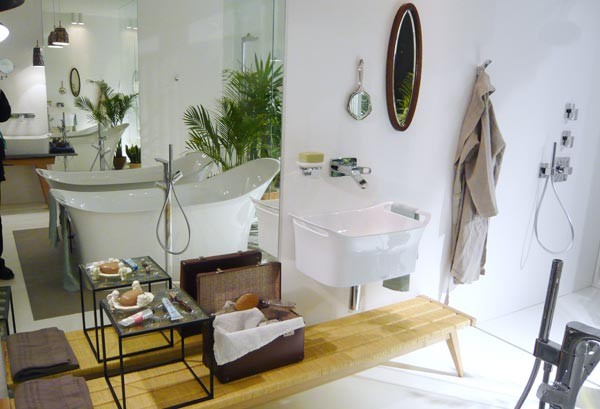 Axor Urquiola umywalka wisząca misa 625 mm konglomerat biały 11302000