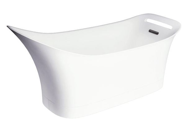 Axor Urquiola wanna wolnostojąca 180 cm konglomerat biały 11440000