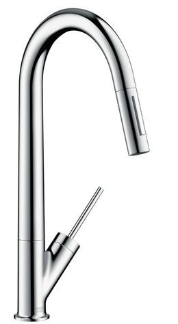 Axor Starck bateria zlewozmywakowa z wyciąganą wylewką chrom 10821000