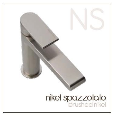 Bugnatese Simple bateria umywalkowa nikiel szczotkowany 6613SNS