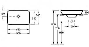 Villeroy&Boch Venticello umywalka stojąca na blacie 55cm biała weiss alpin ceramicplus 411355R1