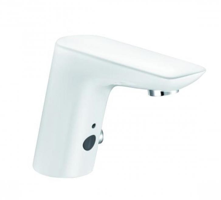 Kludi Balance bateria umywalkowa bezdotykowa elektroniczna biały/chrom 52 200 91