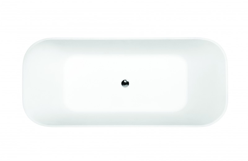 Besco Assos wanna wolnostojąca 160x70 lany marmur biały ASSOS 160