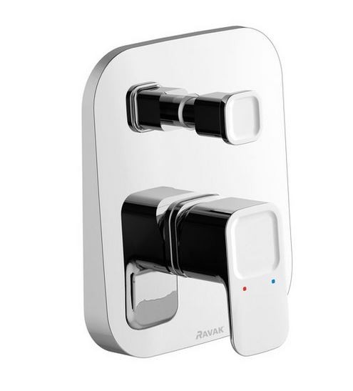 Ravak 10 bateria wannowo/prysznicowa podtynkowa z przełącznikiem chrom X070068