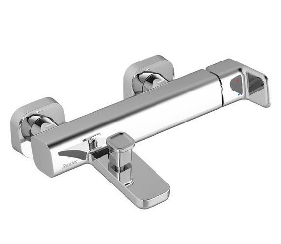 Ravak 10 bateria wannowa natynkowa chrom X070065