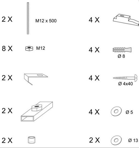 Ravak Formy 01 panel kit przedni B23600000N