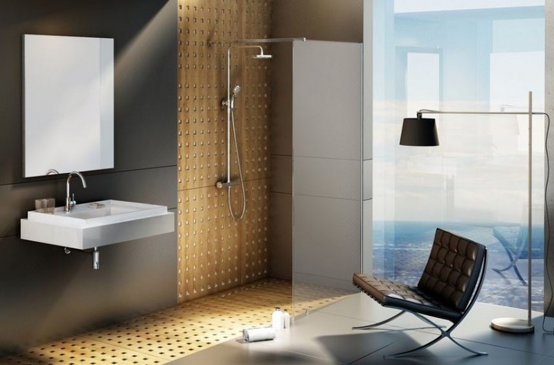 Ravak Walk-in Wall ścianka wolnostojąca 110 cm chrom przeźroczyste Anti-Calc GW9WD0C00Z1