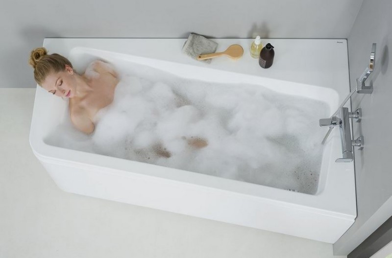 Ravak 10 wanna asymetryczna prawa 170x100 cm biała C821000000