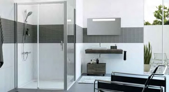 Huppe Classics 2 EasyEntry drzwi suwane wersja lewa 170 cm 1-cz. wys.200 srebrny połysk przeźroczyste C25314.069.321