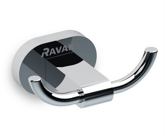 Ravak Chrome haczyk podwójny chrom X07P186