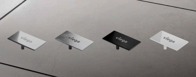 Viega Advantix Vario ruszt odpływu liniowego ściennego SR1 4967.32 biały od 30 do 120 cm 736590