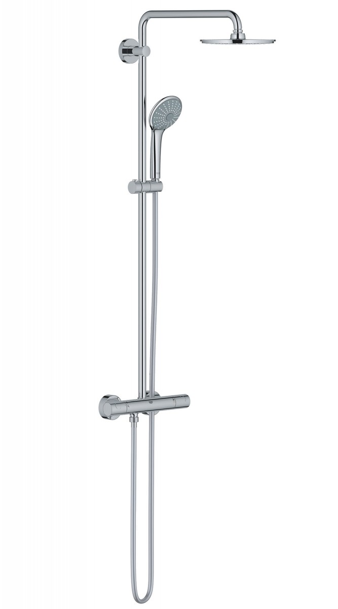 Grohe Euphoria XXL 210 system zestaw prysznicowy termostatyczny z deszczownicą chrom 27964000