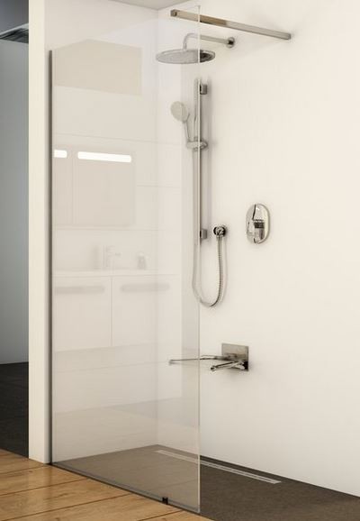 Ravak Walk-in Wall ścianka wolnostojąca 110 cm chrom przeźroczyste Anti-Calc GW9WD0C00Z1