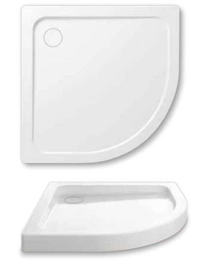 Kaldewei Arrondo brodzik półokrągły z uformowaną obudową i nośnikiem ze styropianu 100x100 model 881-2 460548040001