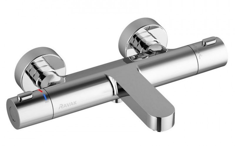 Ravak Termo bateria wannowa termostatyczna natynkowa chrom X070097