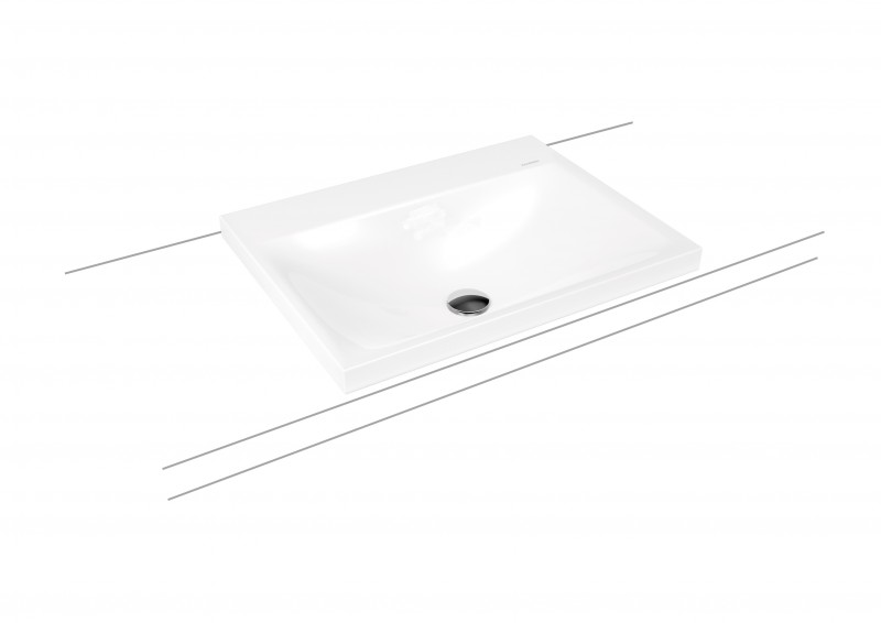 Kaldewei Silenio umywalka nablatowa bez przelewu 90x46 cm wys. rantu 40 mm 3041 904006303001
