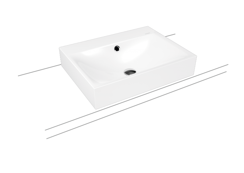 Kaldewei Silenio umywalka nablatowa z przelewem 120x46 cm wys. rantu 120 mm 3049 906406013001
